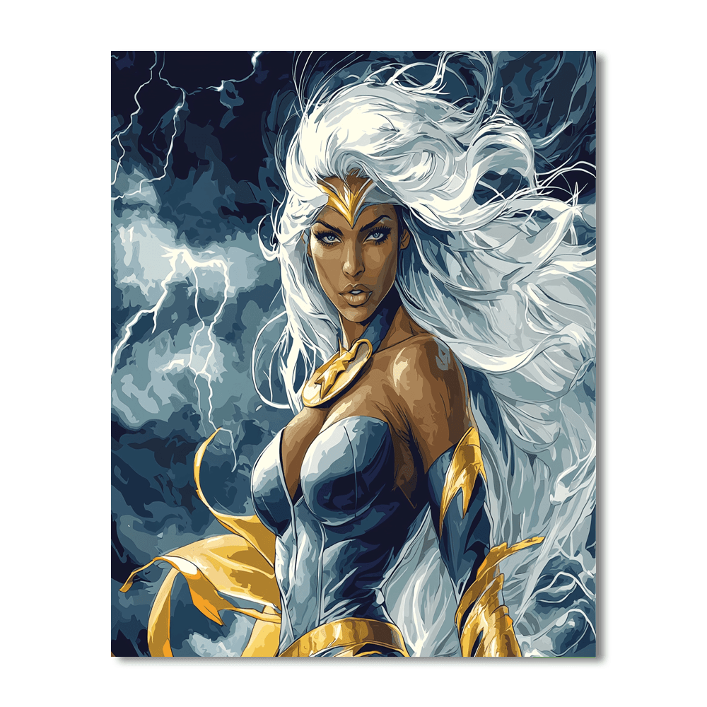 Halle Berry: The Unyielding Spirit Of Storm Paint By Color