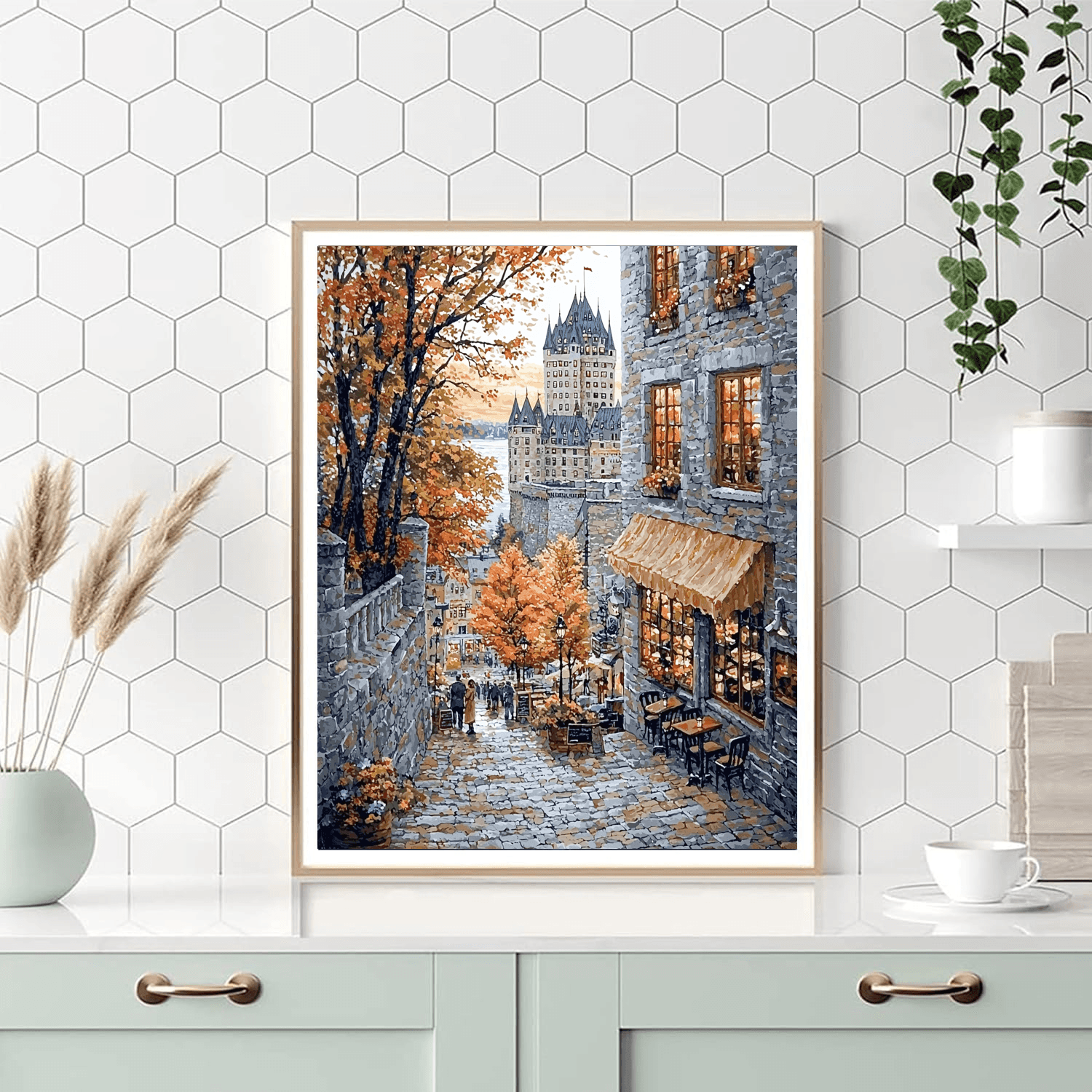 Old Quebec - Quebec City Paint By Numbers Kits