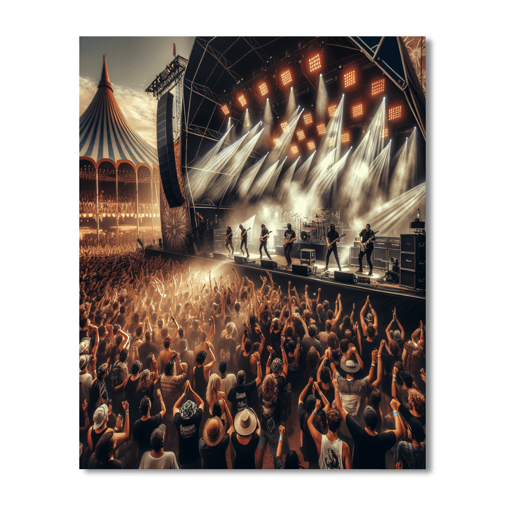 Incheon Pentaport Rock Festival - Incheon Numbered Painting Kits