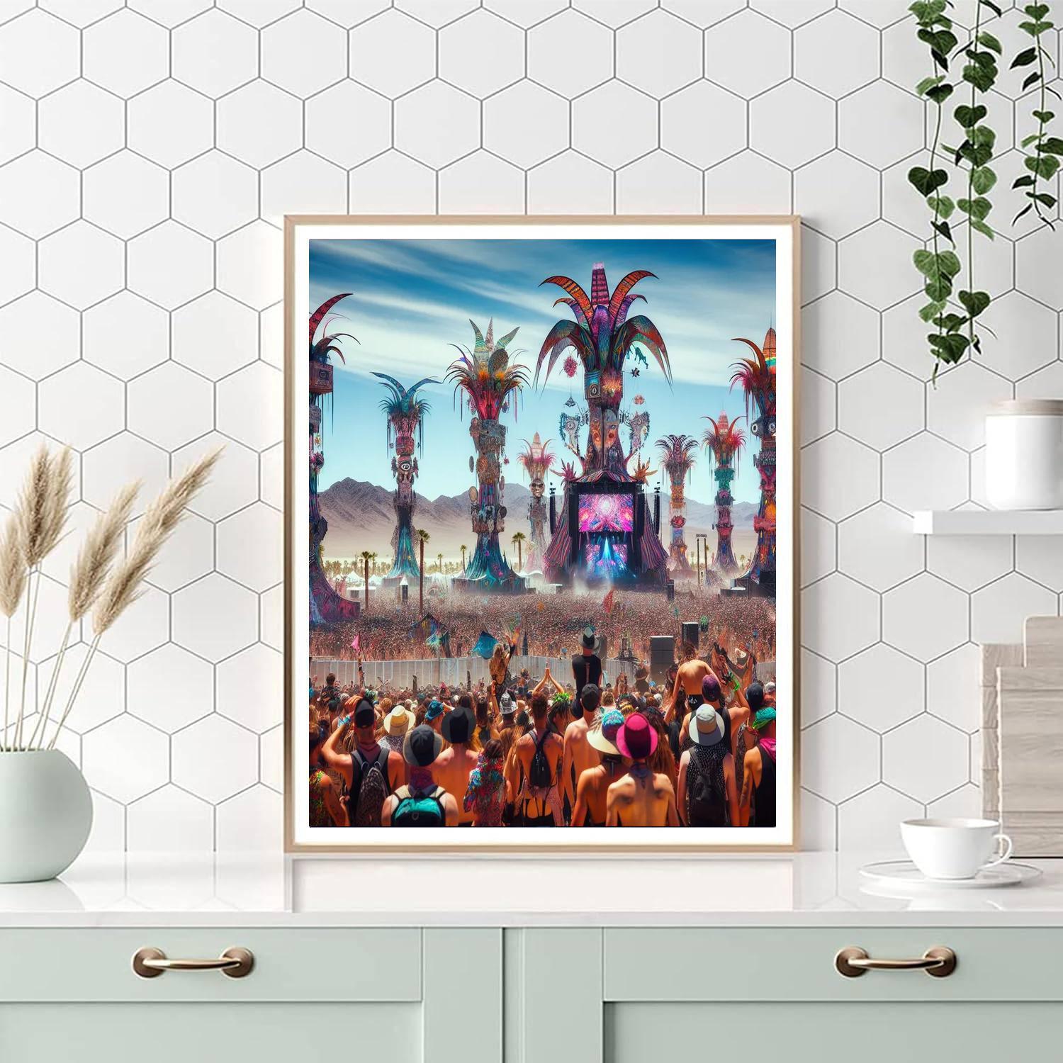 Cochella Valley Music And Arts Festival - United States Paint By Numbers