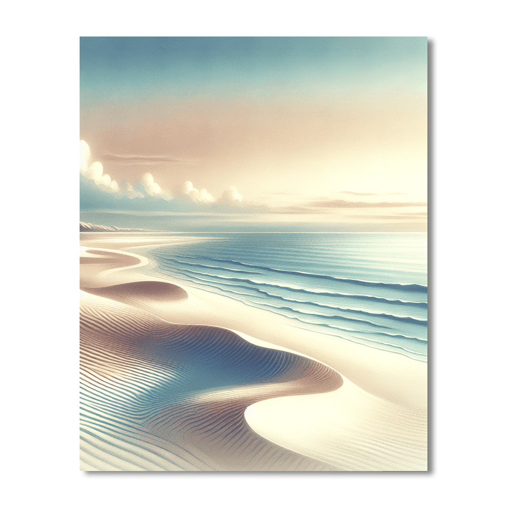 Idyllic Coastal Retreat Number Painting