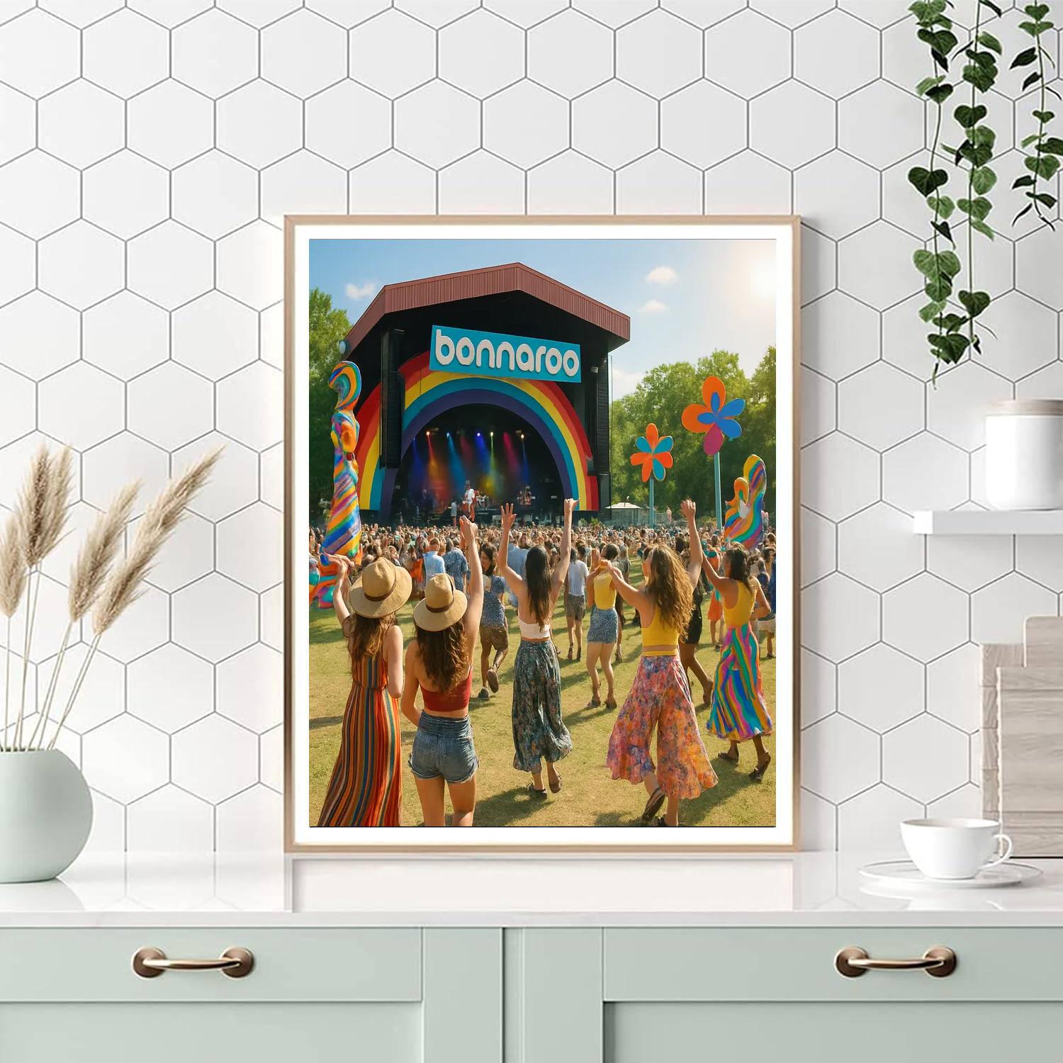 Bonnaroo Music & Arts Festival - Usa Painting By Numbers Kit