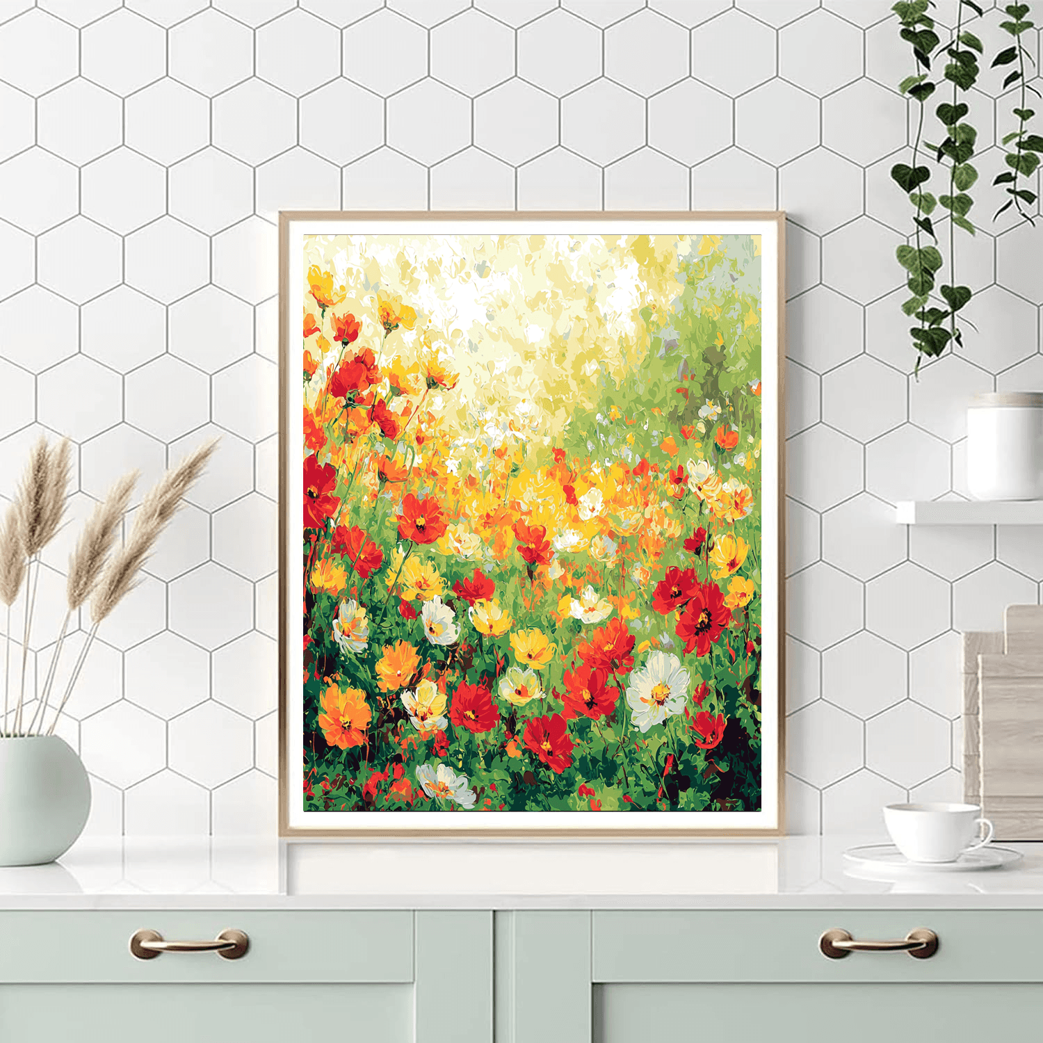 Claude Monet Inspired Fields Of Dreams  Paint By Color