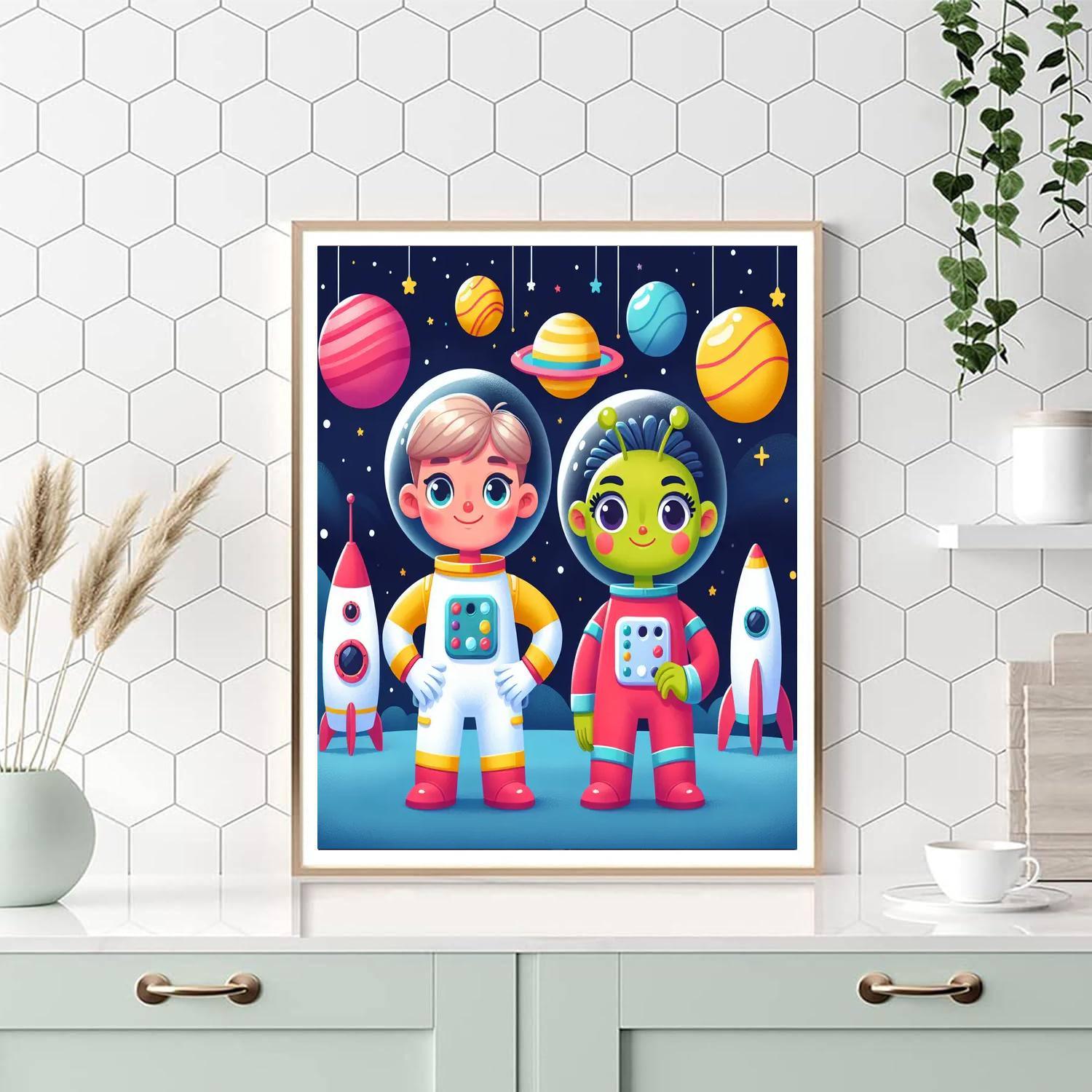 Galaxy Guardians' Mission Paint By Color
