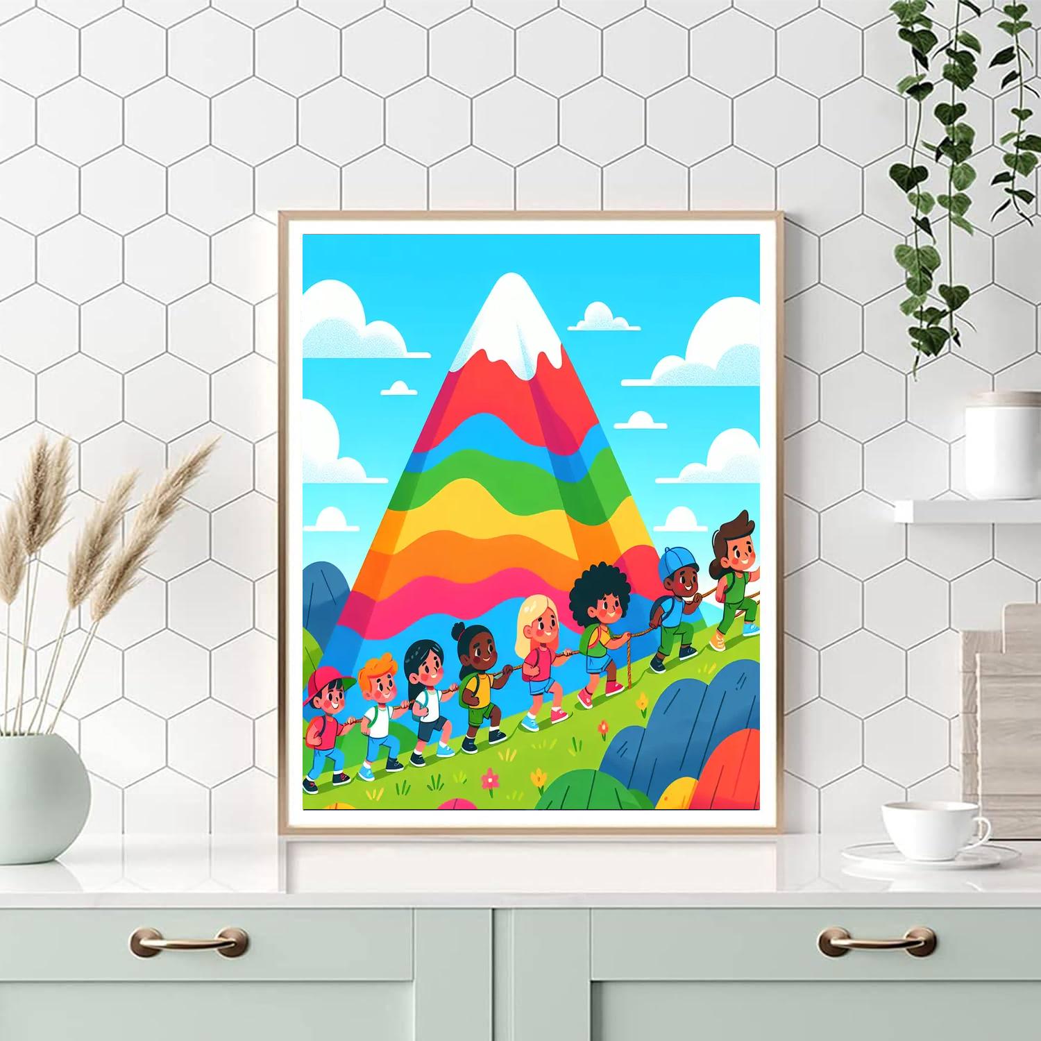 Mountain Climber Numbered Painting Kits