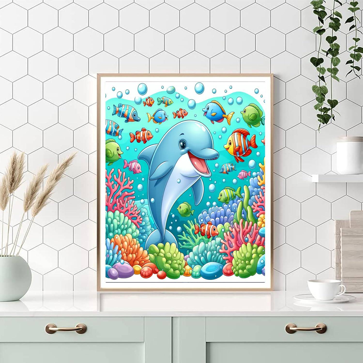 Adventurous Sea Creatures Paint By Number