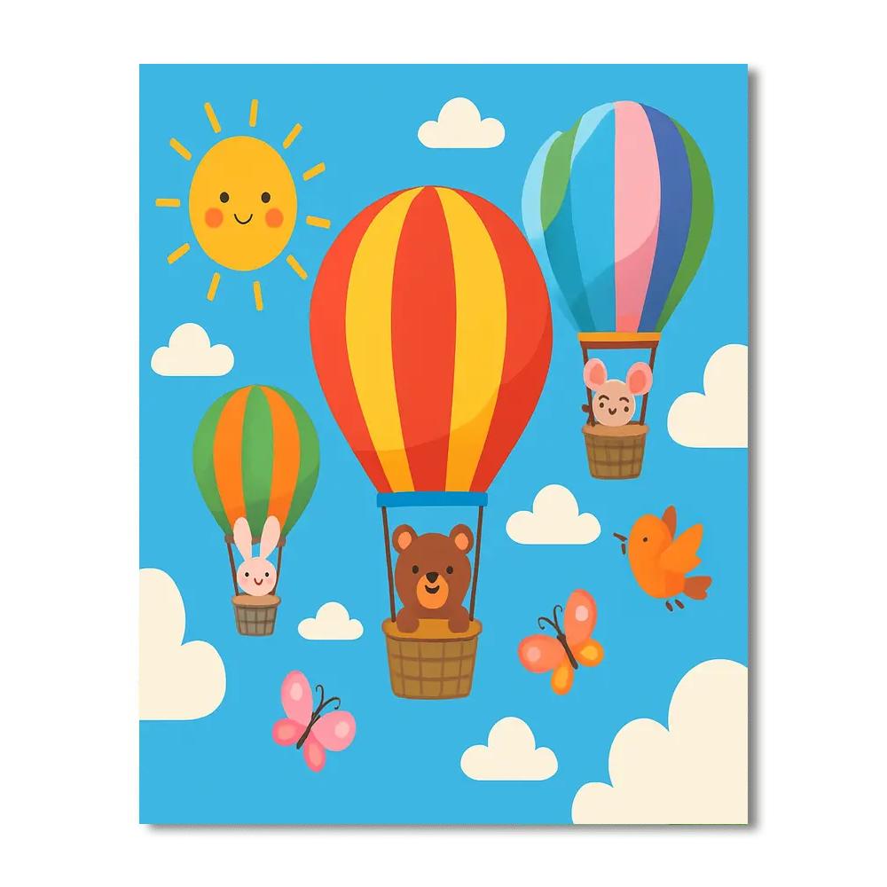 Journey In The Clouds Paint By Numbers