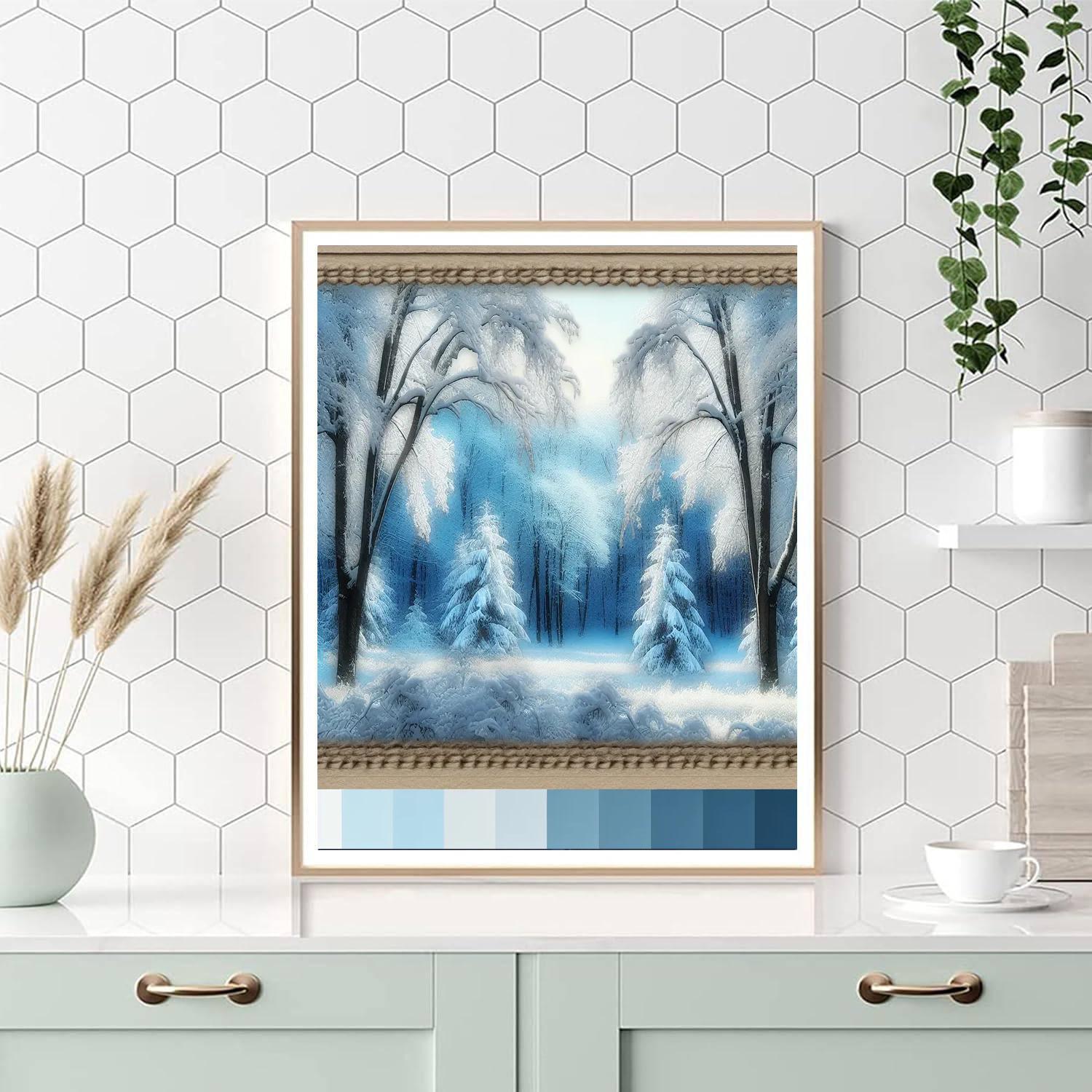 Winter's Woodland Magic Paint By Numbers Kits