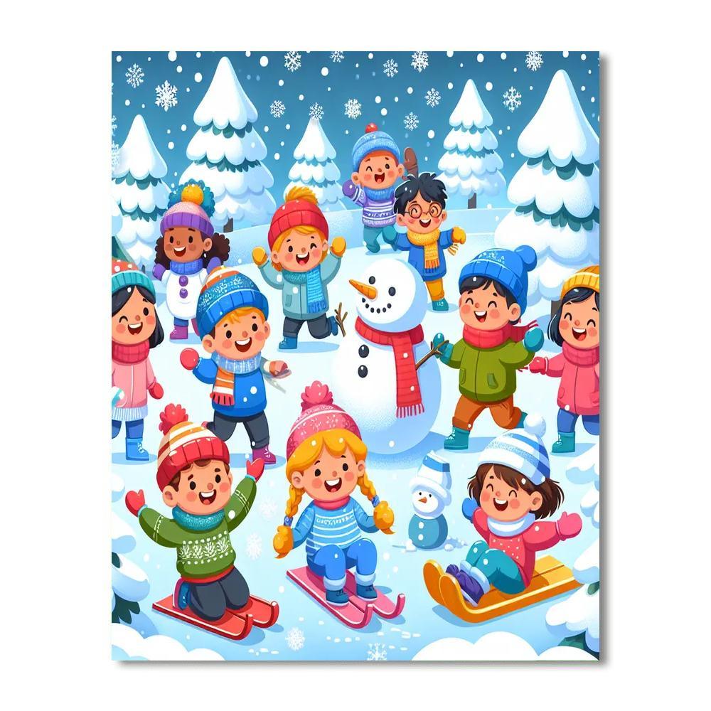 Wonders Of Winter Paint By Numbers Art