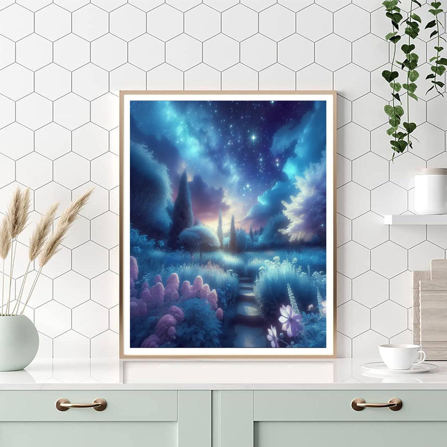 Celestial Garden Reverie Paint By Numbers Art