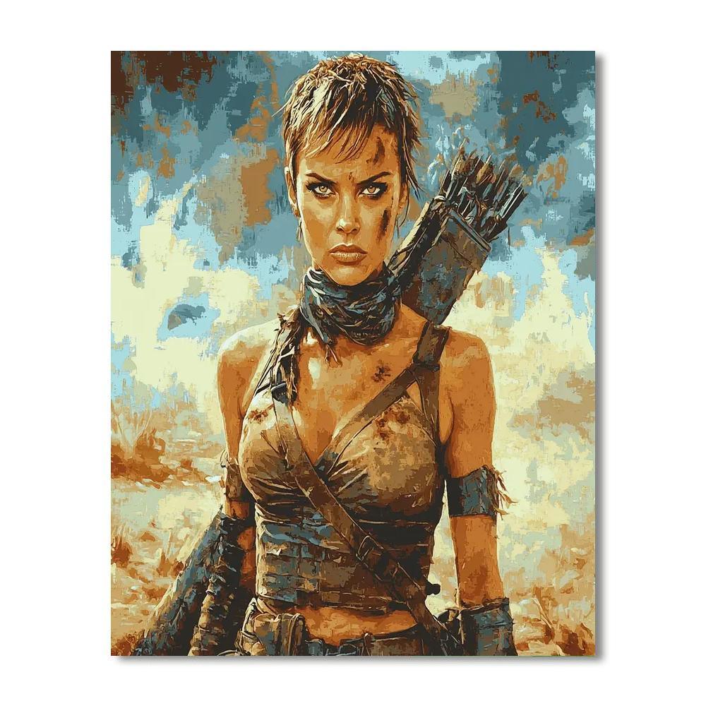 Charlize Theron: The Epitome Of Strength As Furiosa Numbered Painting Kits