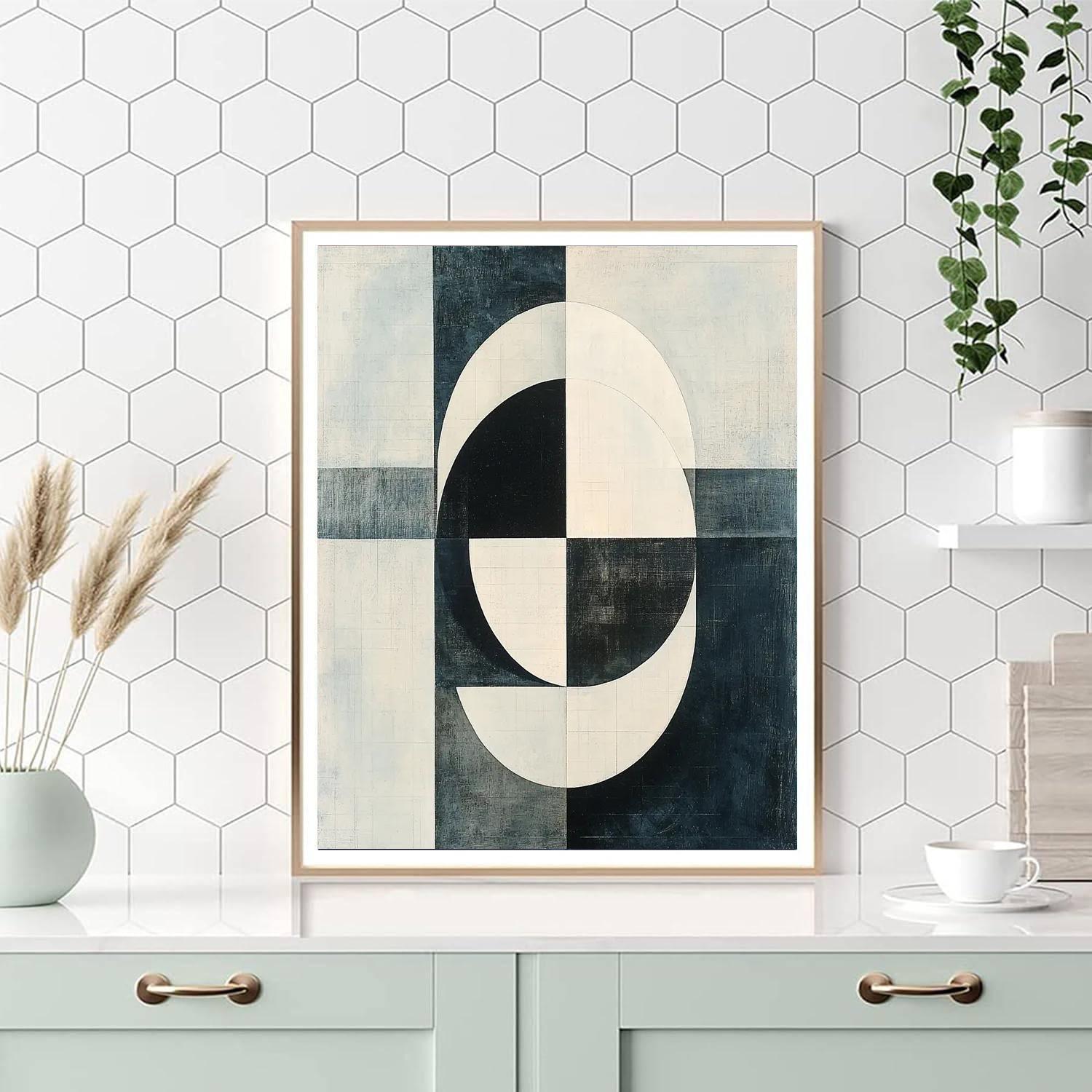 Kazimir Malevich Inspired Structural Serenity  Paint By Numbers