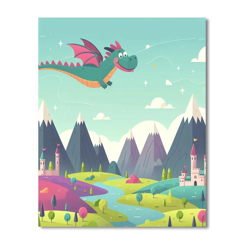 Dragon's Fantasy Quest Numbered Painting Kits