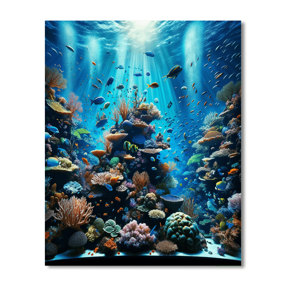 Mystical Undersea World Paint By Number