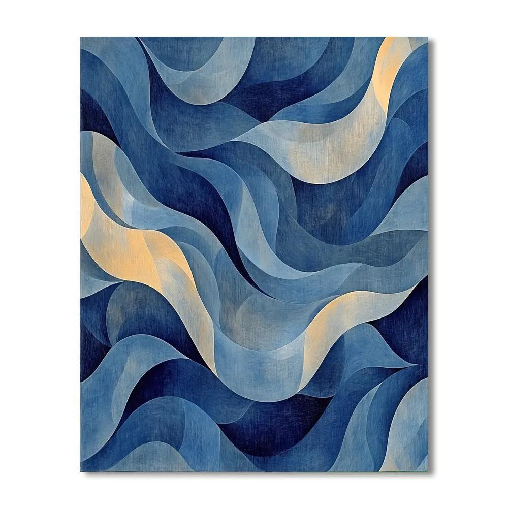 Max Ernst Inspired Waves Of Enchantment  Painting By Numbers Kit