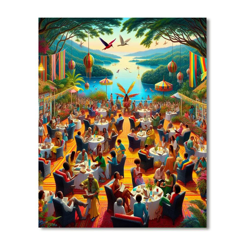 Kingston Calabash Literary Festival Paint By Numbers Art