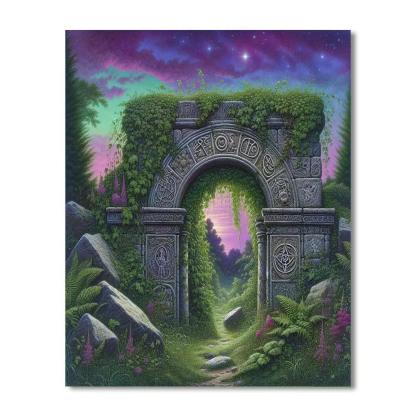 Ancient Mystic Portal DIY Paint By Numbers