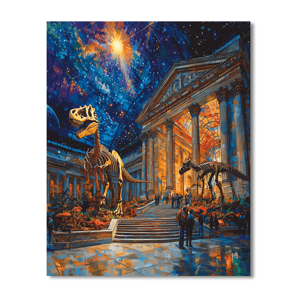 Museum Of Natural History Number Painting