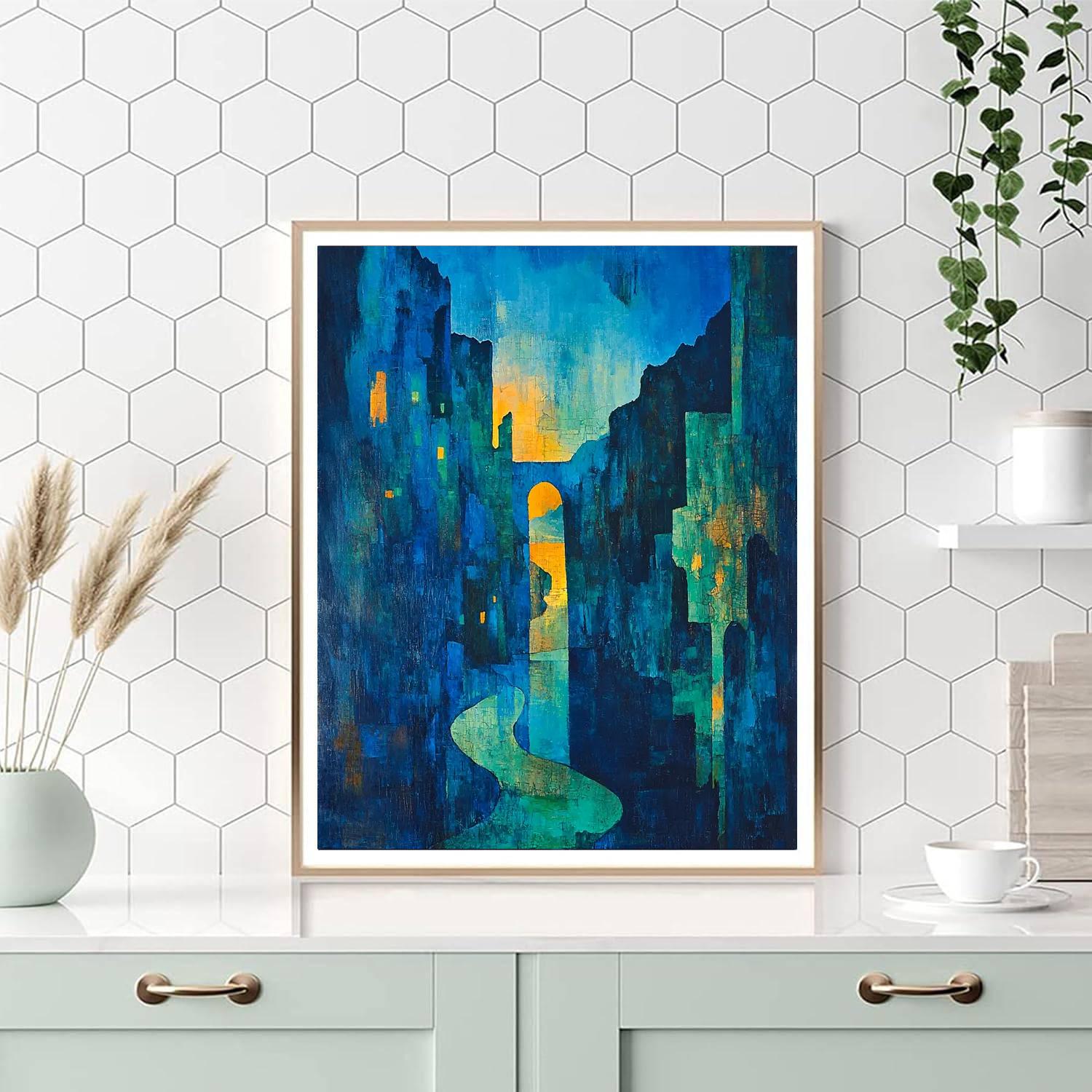 Max Ernst Inspired Enigmatic Nightscapes  Paint By Numbers Art