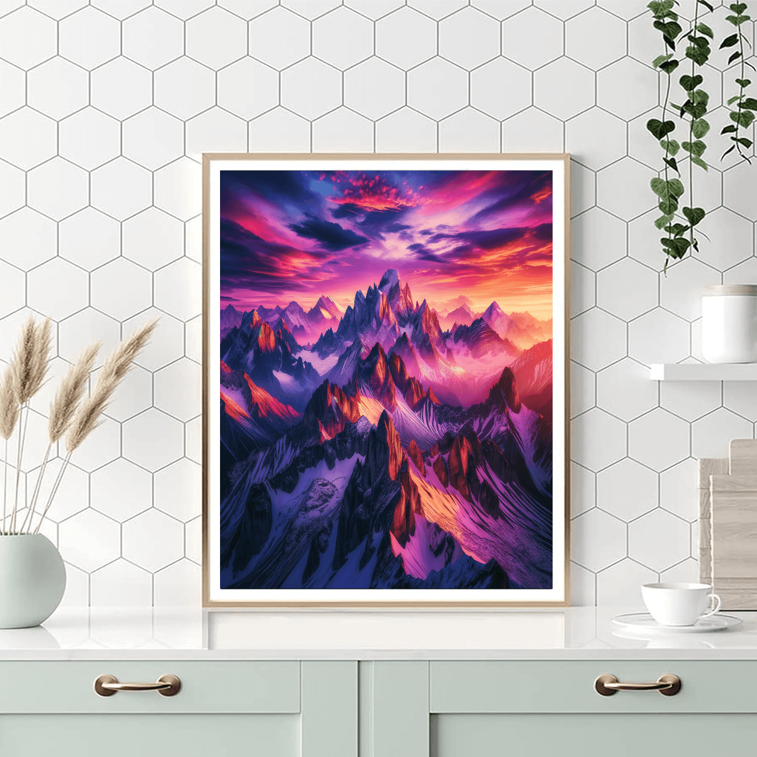 Mystical Mountain Views DIY Paint By Numbers