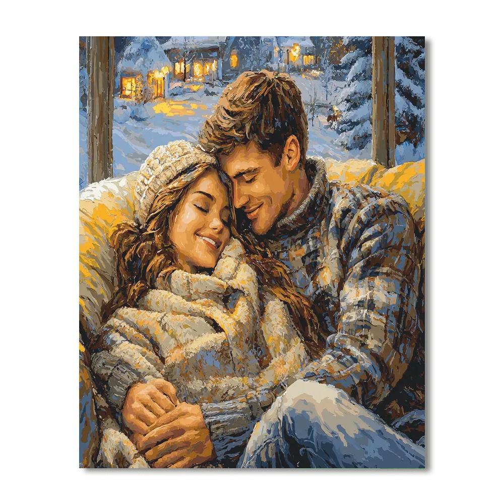 Cuddles And Stories Number Painting