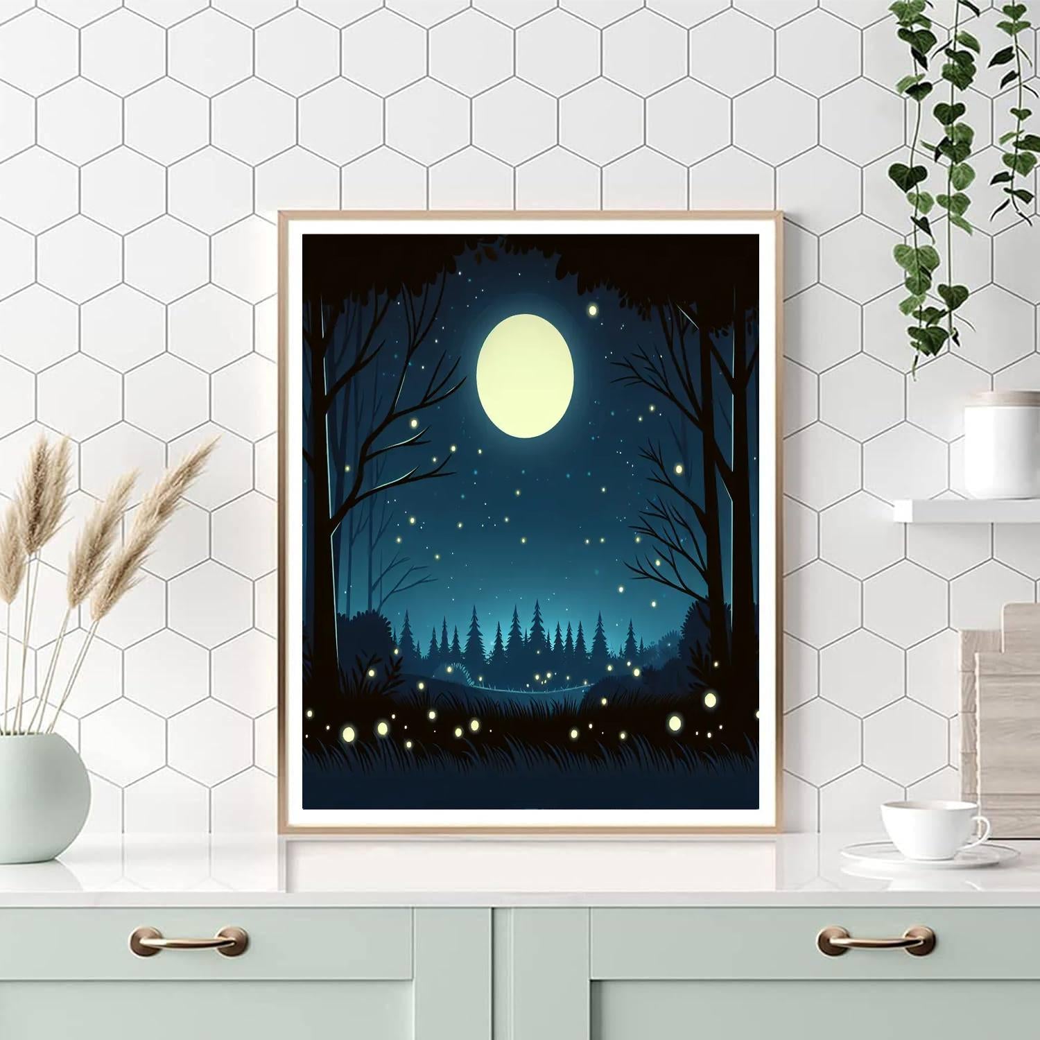 Moonlight Enchantment Painting Number Kit