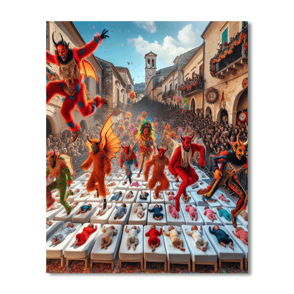 El Colacho - Spain DIY Paint By Numbers