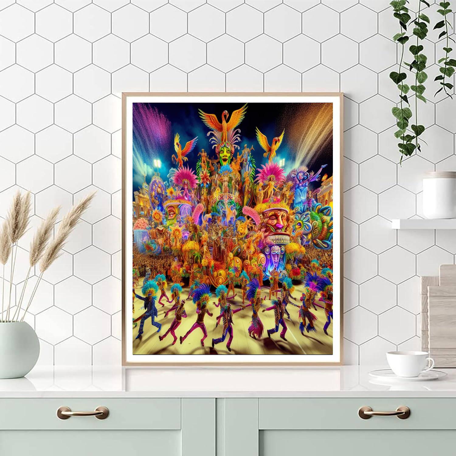 Tenerife Carnival - Tenerife, Spain Number Painting