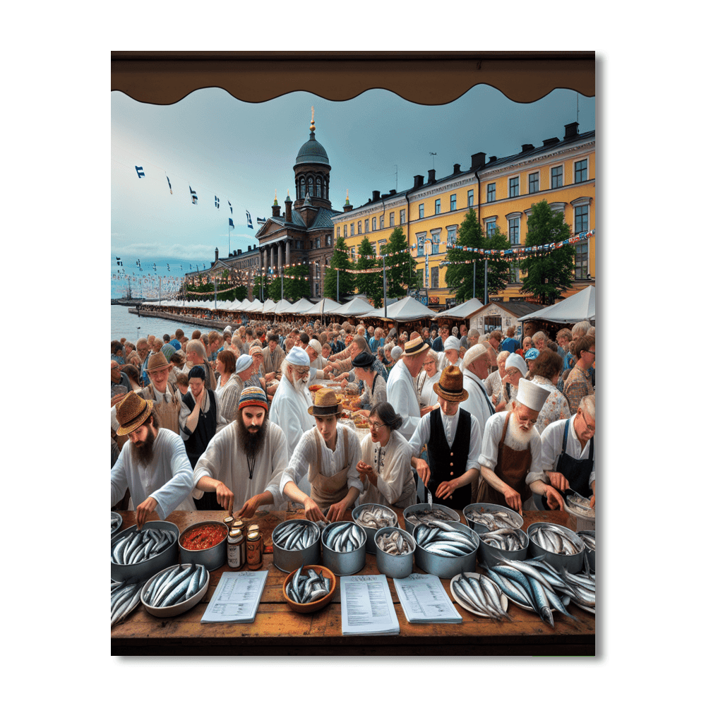 Helsinki Baltic Herring Fair - Helsinki, Finland Number Painting