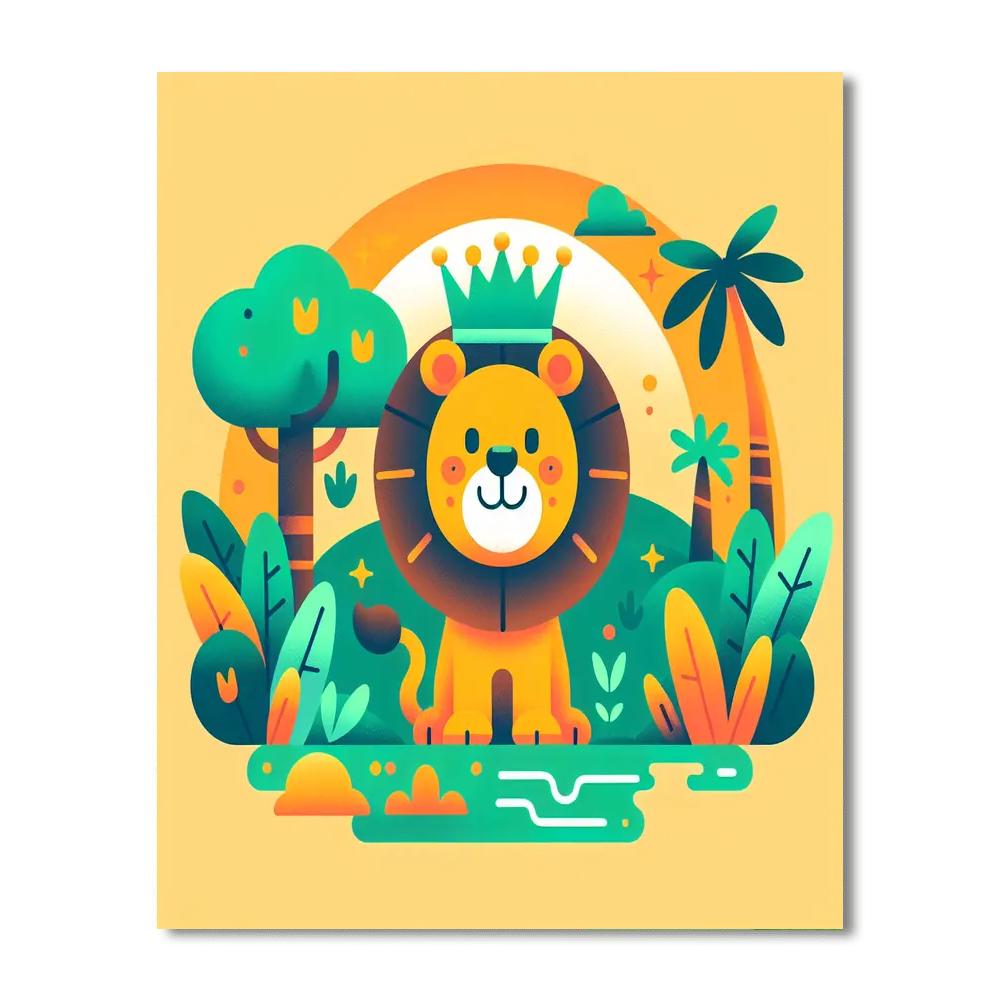 Exploring Animal Kingdom Paint By Numbers Art