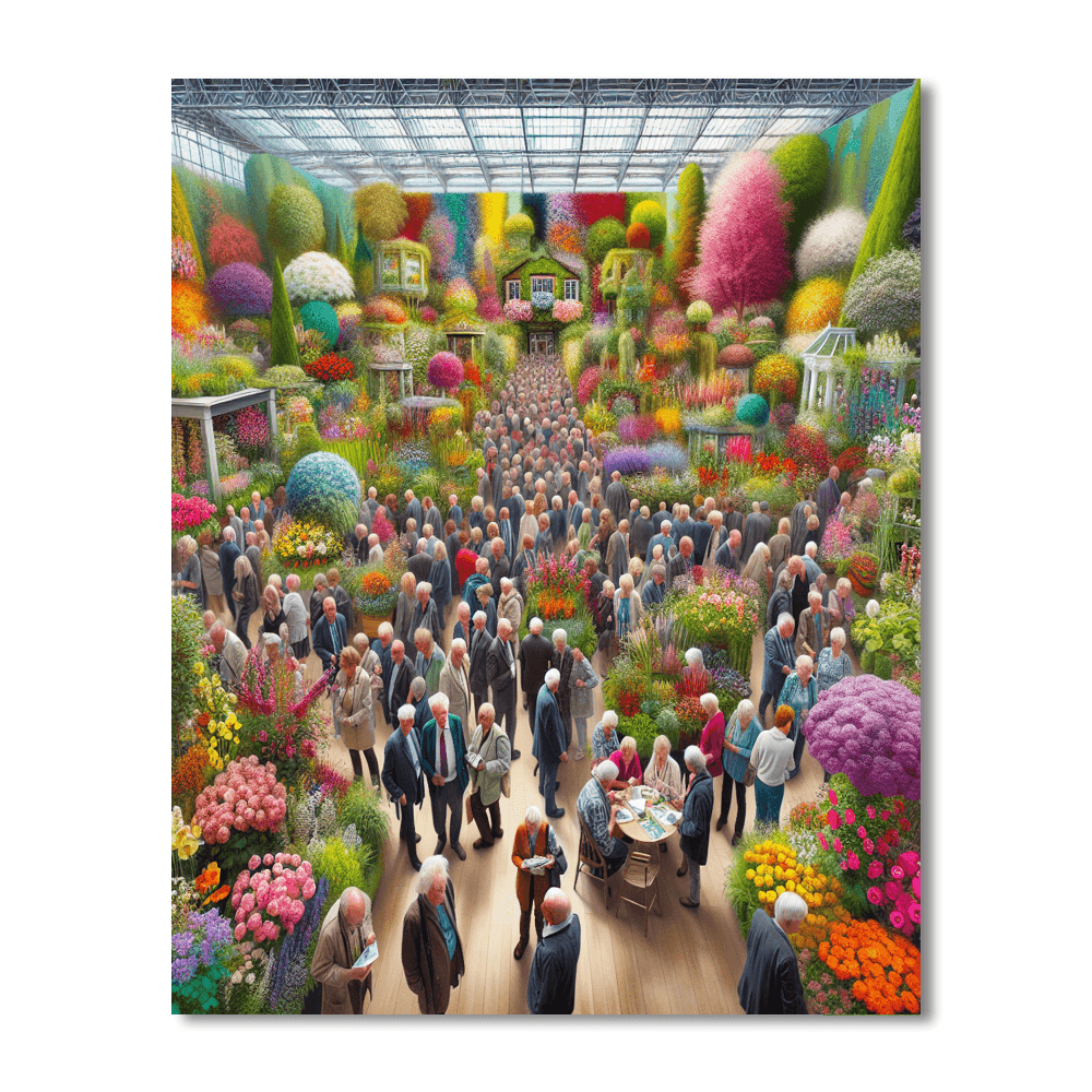 Harrogate Flower Show - United Kingdom Paint By Numbers Art