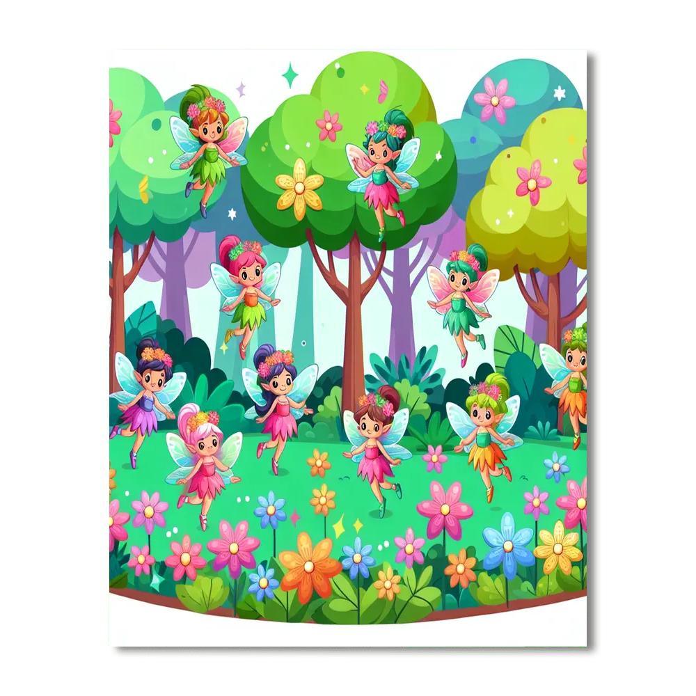 Exploring Enchanted Forest Paint By Numbers