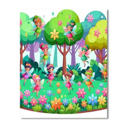 Exploring Enchanted Forest Paint By Numbers