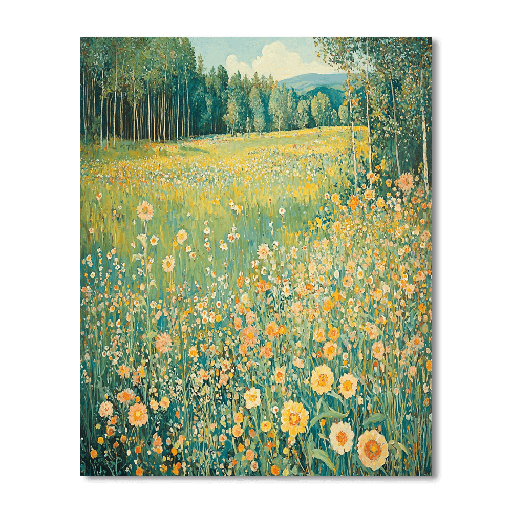 Klimt Inspired Mystical Meadows  Paint By Number
