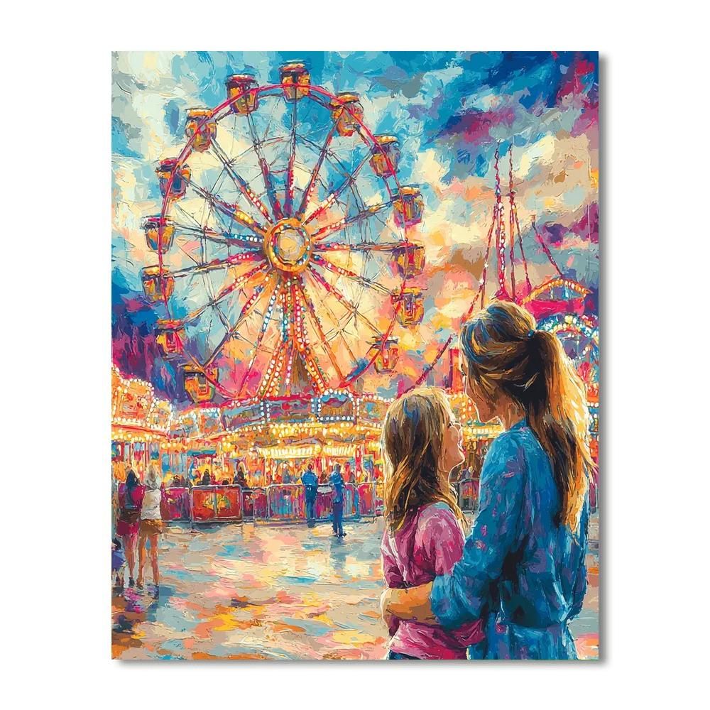 Magic Moments At The Fair Numbered Painting Kits