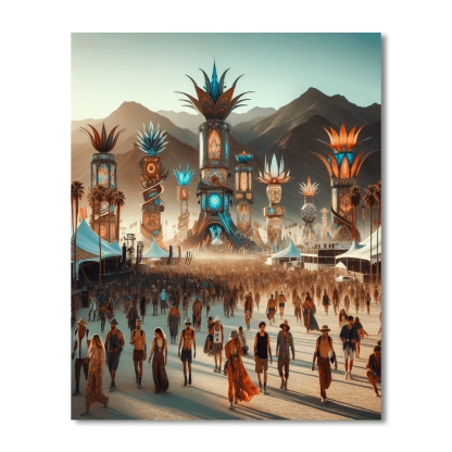 Coachella Valley Music And Arts Festival - California, Usa Paint By Number