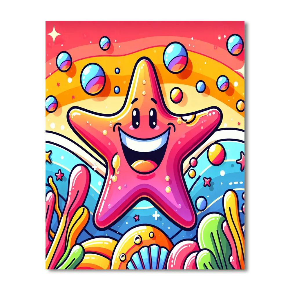 Merry Starfish Numbered Painting Kits