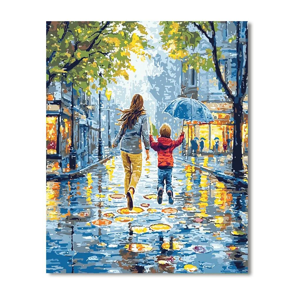 Puddle Jumping Fun Numbered Painting Kits