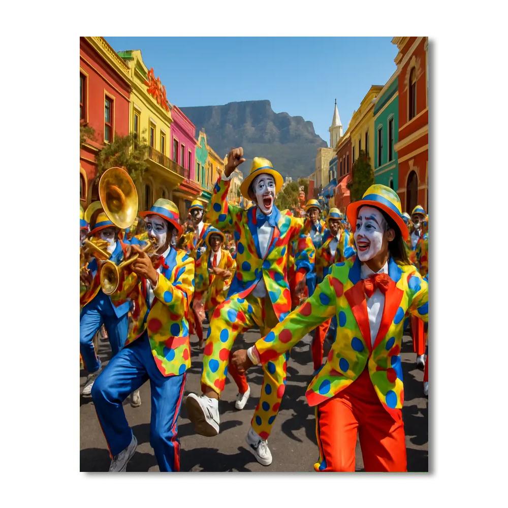 Cape Town Minstrel Carnival - Cape Town Paint By Numbers Art