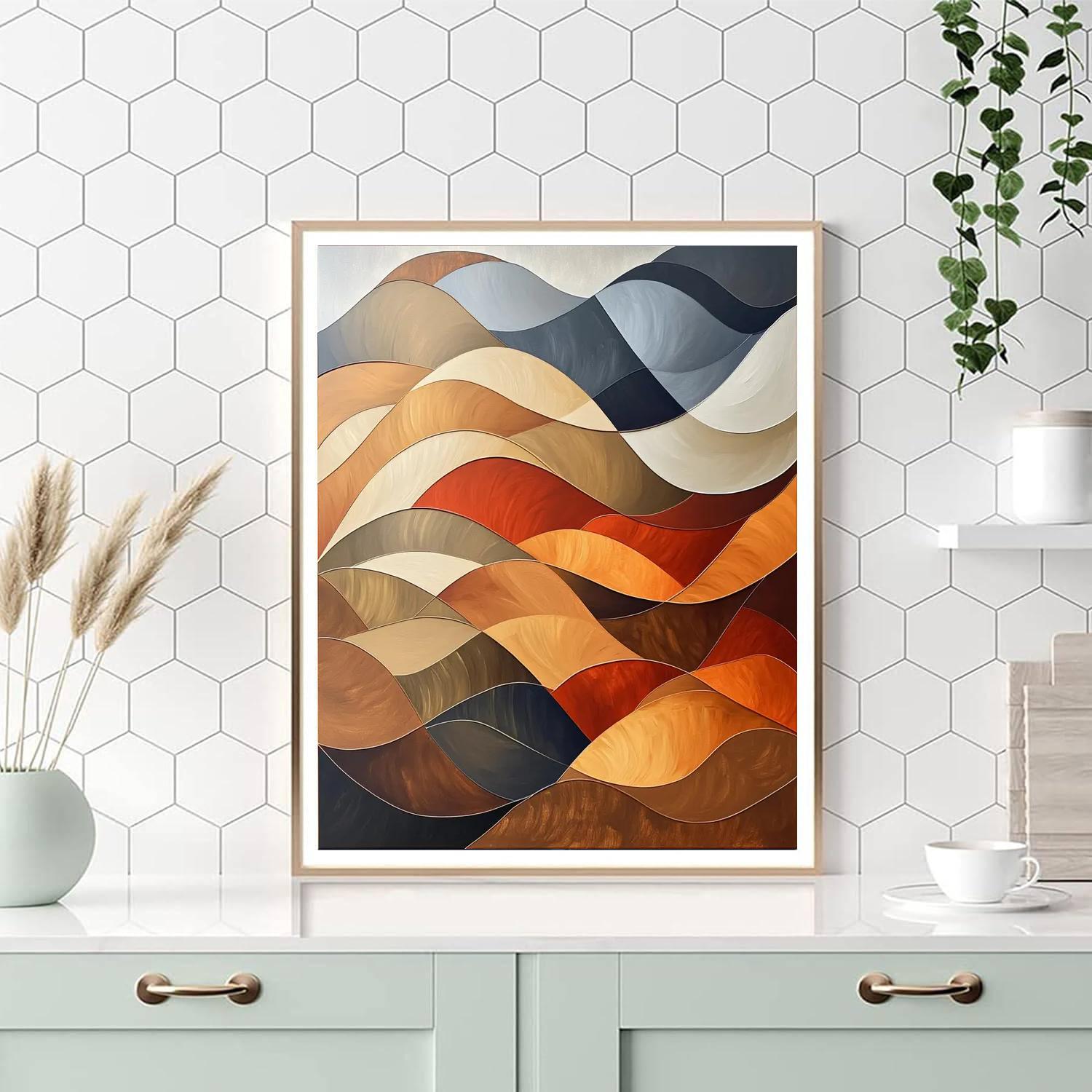 Frida Kahlo Inspired Heart Of The Earth  Painting By Numbers Kit