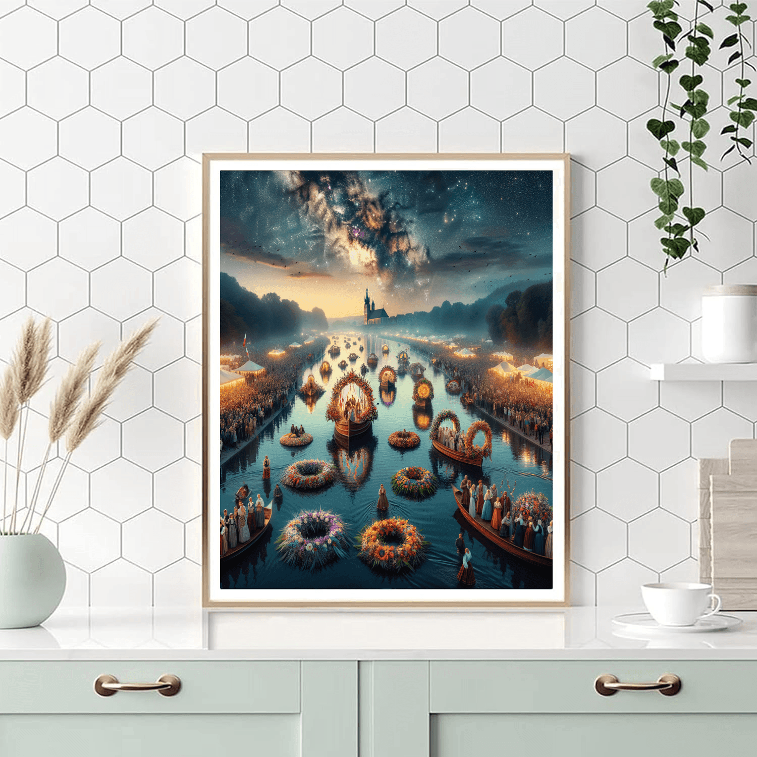 Krakow's Wianki Number Painting