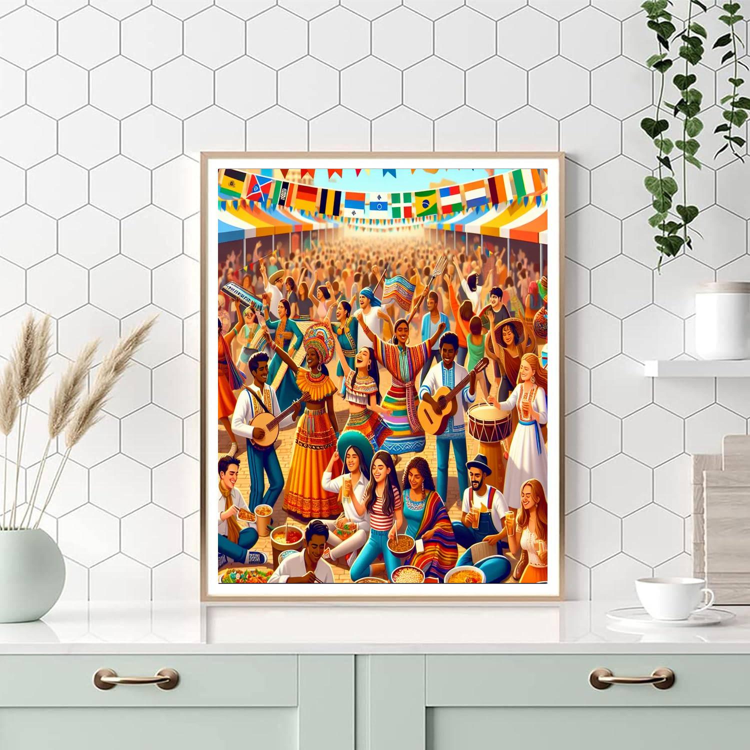 Folkfest Paint By Numbers Art