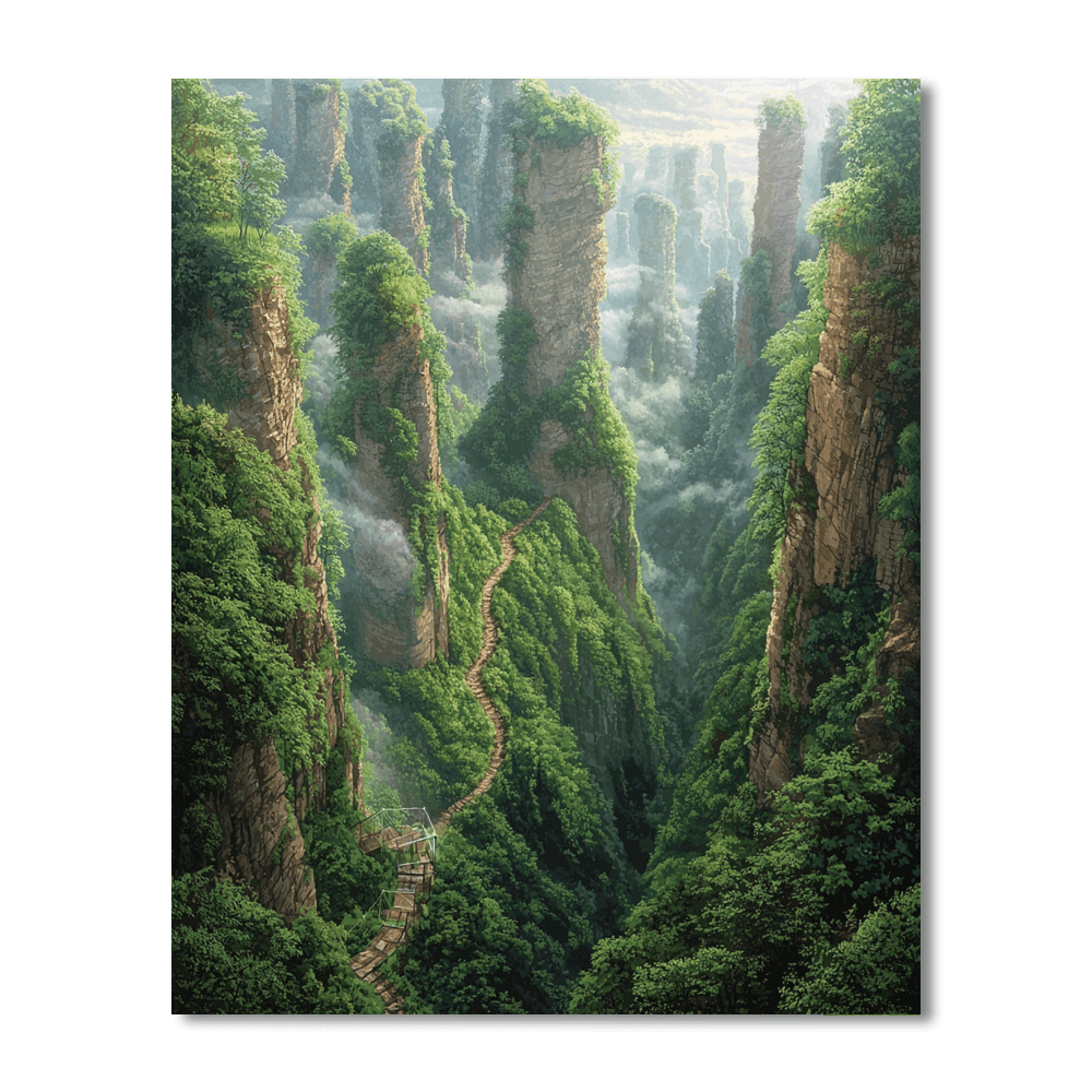 Wulingyuan Scenic Area - Zhangjiajie Paint By Numbers Kits