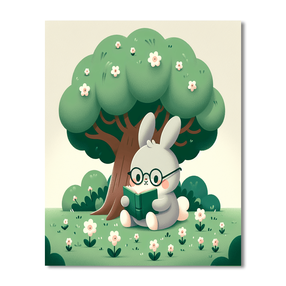 Clever Rabbit Number Painting