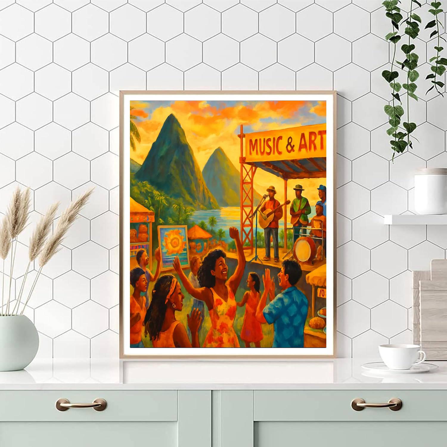 St. Lucia Jazz & Arts Festival - St. Lucia Paint By Numbers