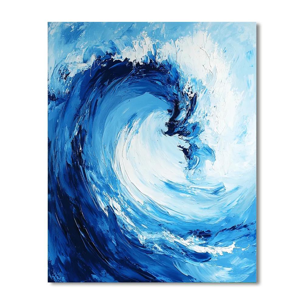 Michelangelo Inspired Ethereal Force  Paint By Color