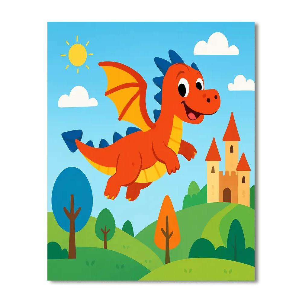 Dreamy Dragonland Quest Paint By Color