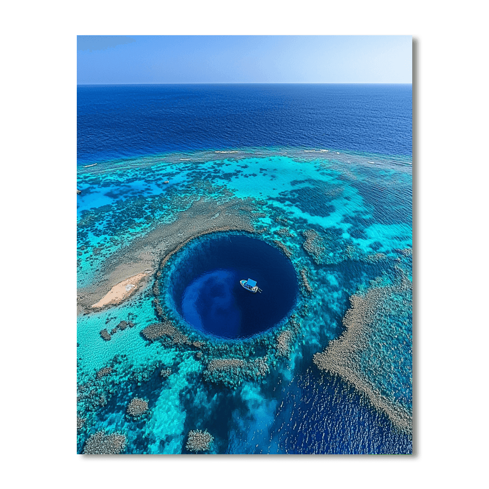 The Blue Hole Paint By Numbers Kits