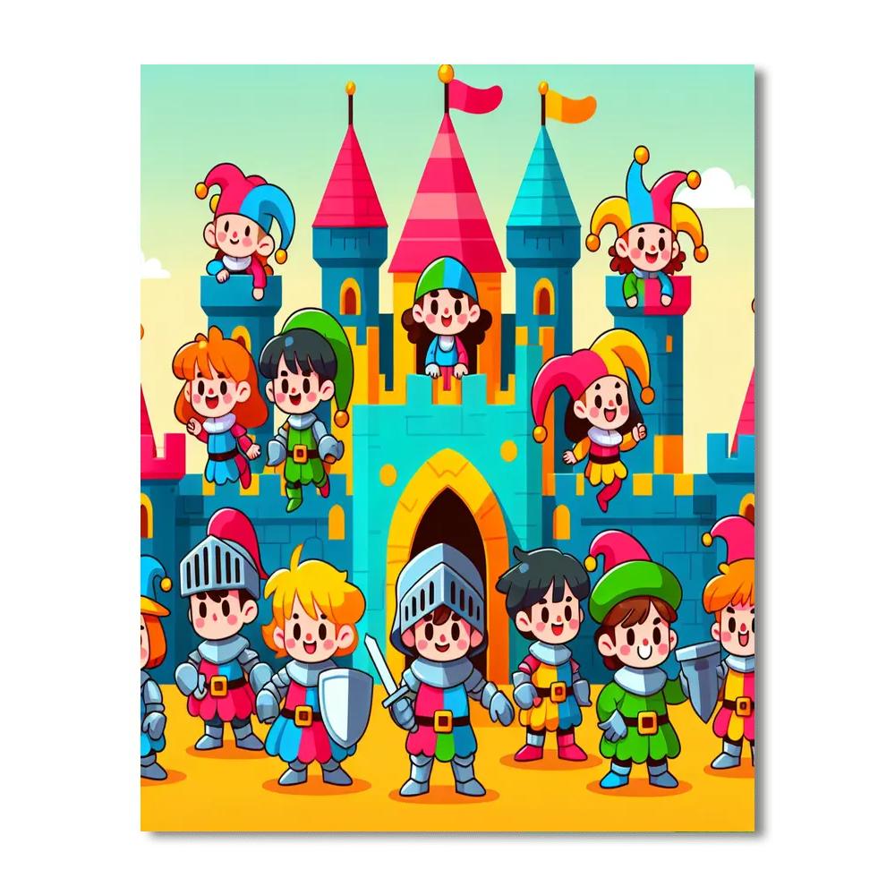 Medieval Mischief Numbered Painting Kits