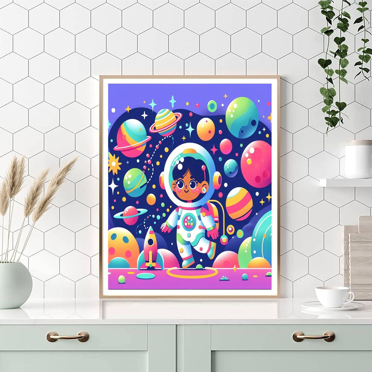 Space Explorer Expedition Numbered Painting Kits